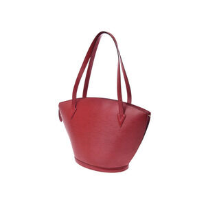 Louis Vuitton Shopping Red Bag Epi Jacques Saint